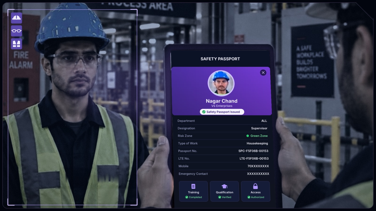A digital Safety Passport experience for a cleared and trained workforce